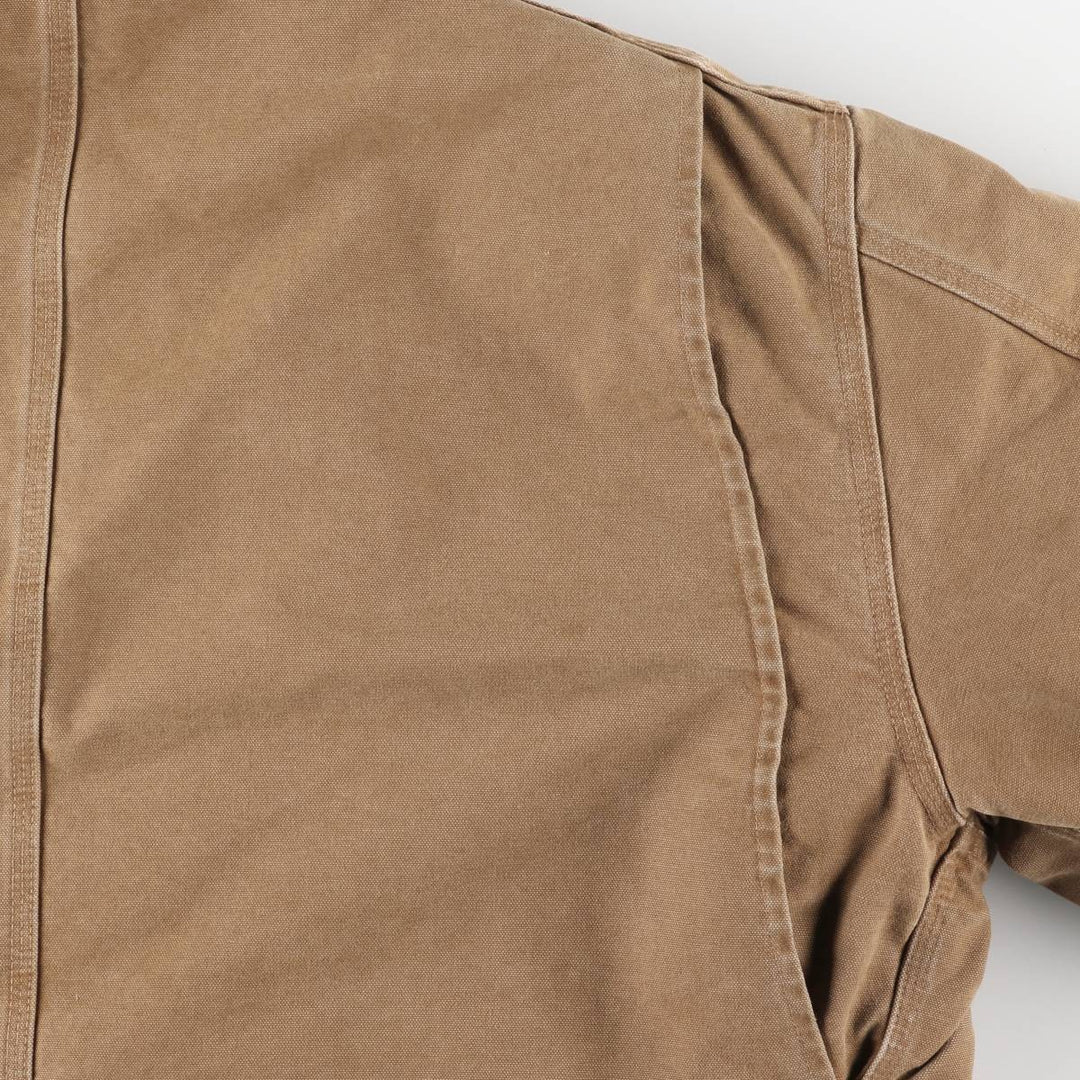 2000'S Carhartt Traditional Padded Duck Work Jacket, Men's XXL cotton brown type Vintage Second Hand