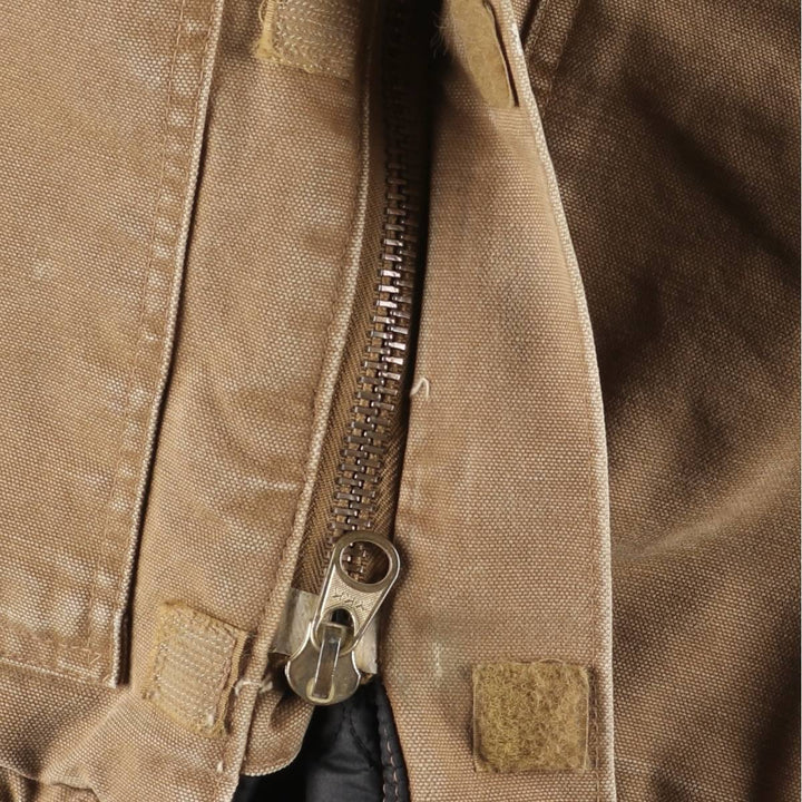 2000'S Carhartt Traditional Padded Duck Work Jacket, Men's XXL cotton brown type Vintage Second Hand
