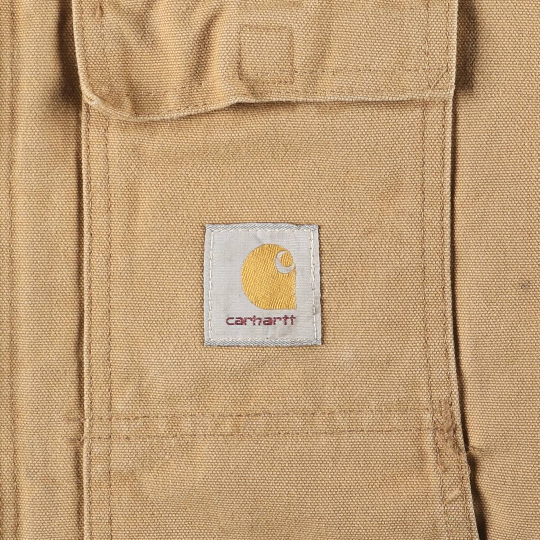 90'S Carhartt Traditional Padded Duck Work Jacket, Made in USA, Men's XL, Vintage cotton brown type Vintage Second Hand