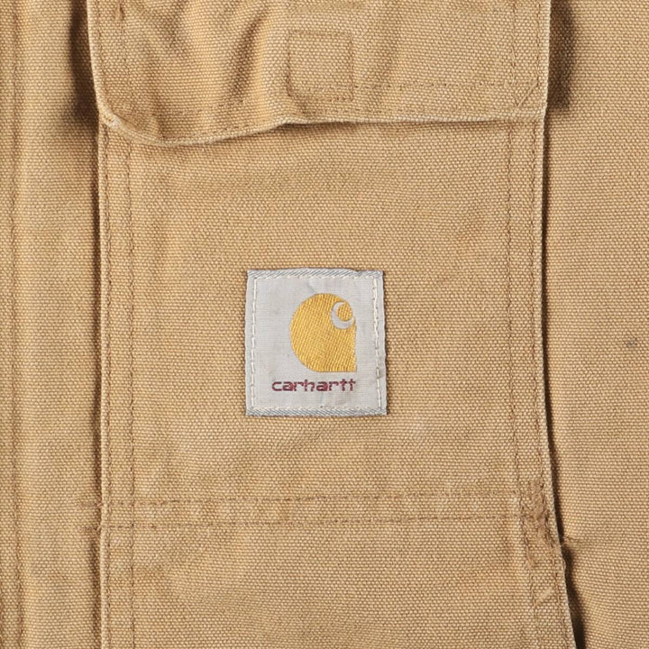 90'S Carhartt Traditional Padded Duck Work Jacket, Made in USA, Men's XL, Vintage cotton brown type Vintage Second Hand