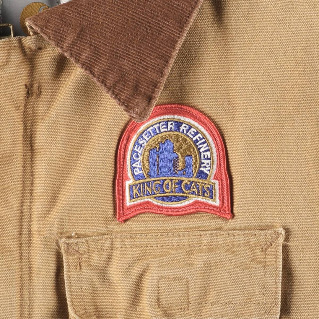 90'S Carhartt Traditional Padded Duck Work Jacket, Made in USA, Men's XL, Vintage cotton brown type Vintage Second Hand