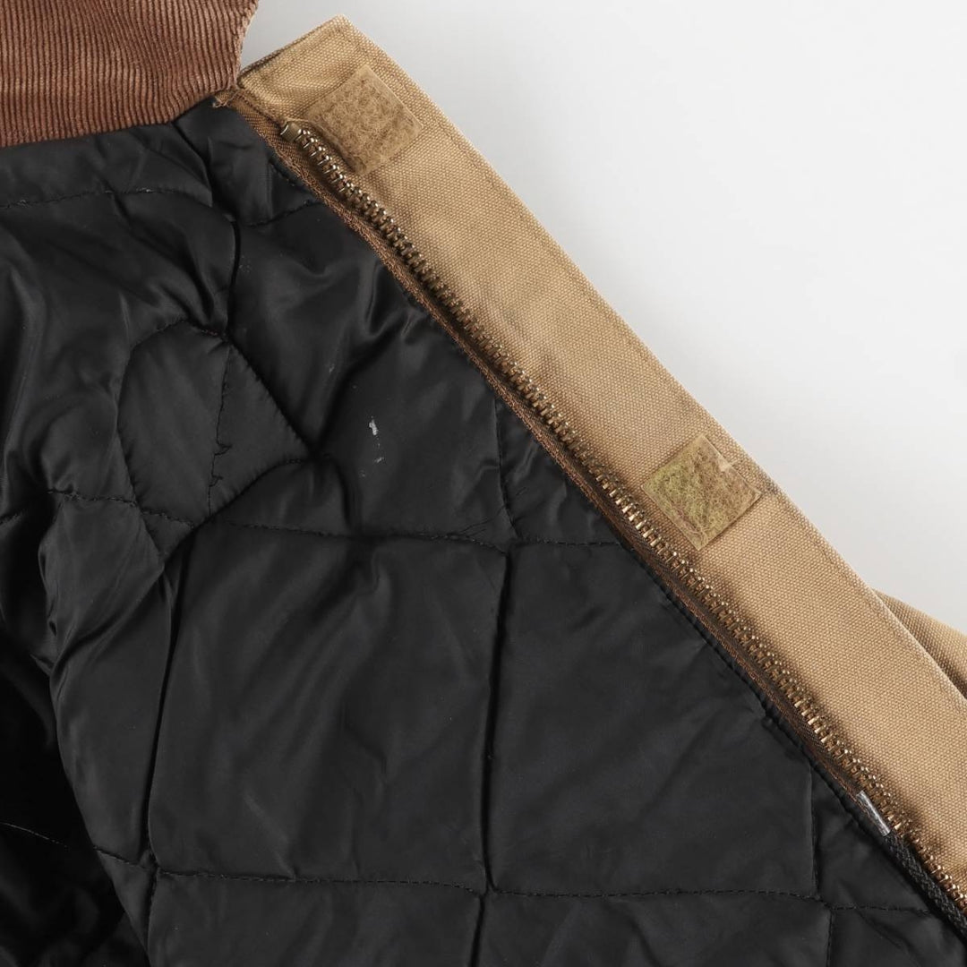 90'S Carhartt Traditional Padded Duck Work Jacket, Made in USA, Men's XL, Vintage cotton brown type Vintage Second Hand