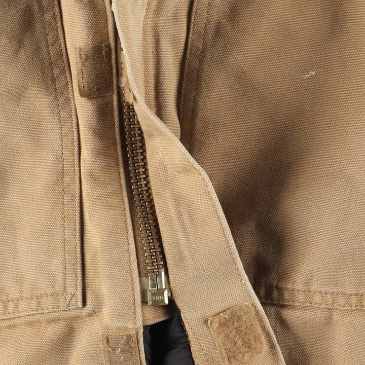 90'S Carhartt Traditional Padded Duck Work Jacket, Made in USA, Men's XL, Vintage cotton brown type Vintage Second Hand