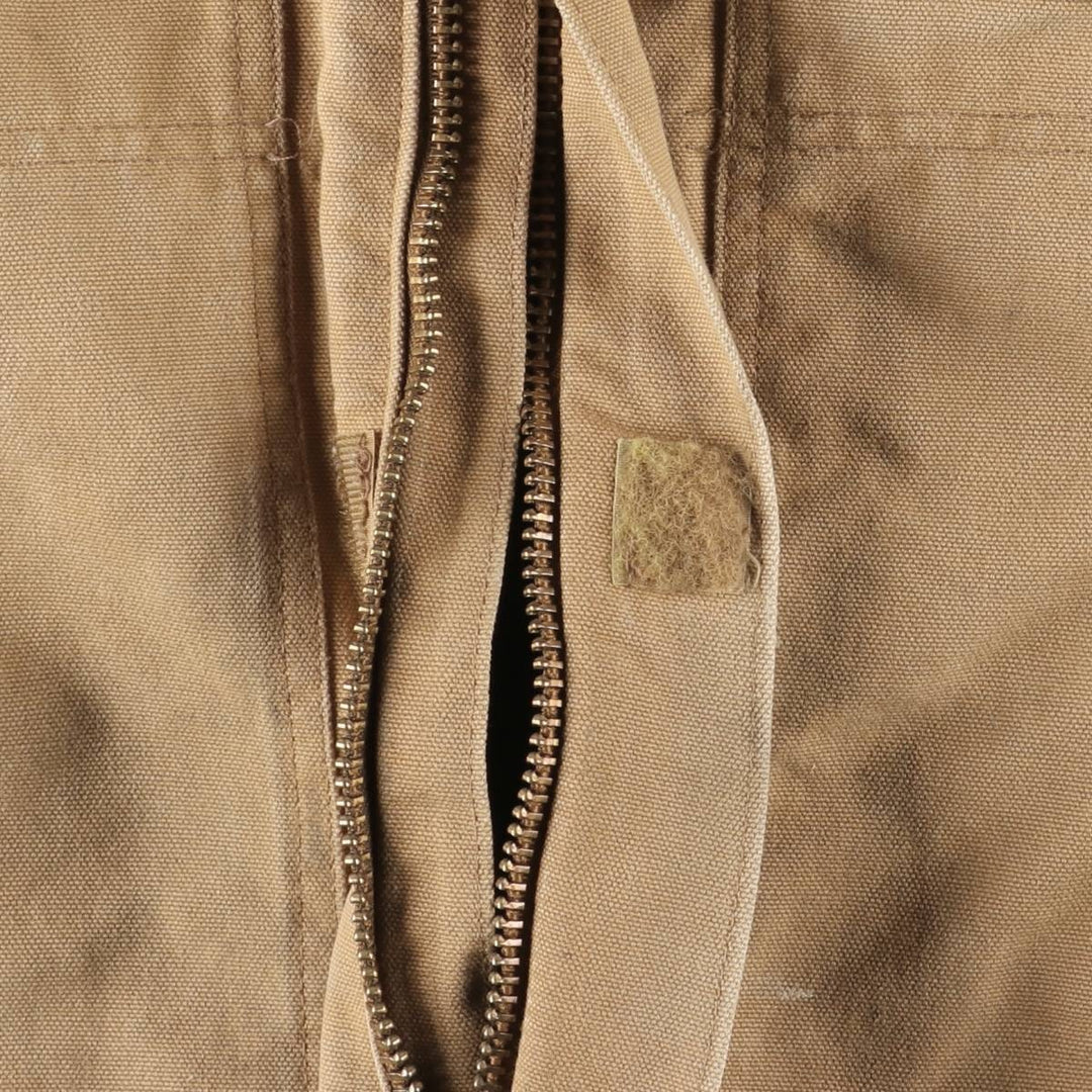 90'S Carhartt Traditional Padded Duck Work Jacket, Made in USA, Men's XL, Vintage cotton brown type Vintage Second Hand