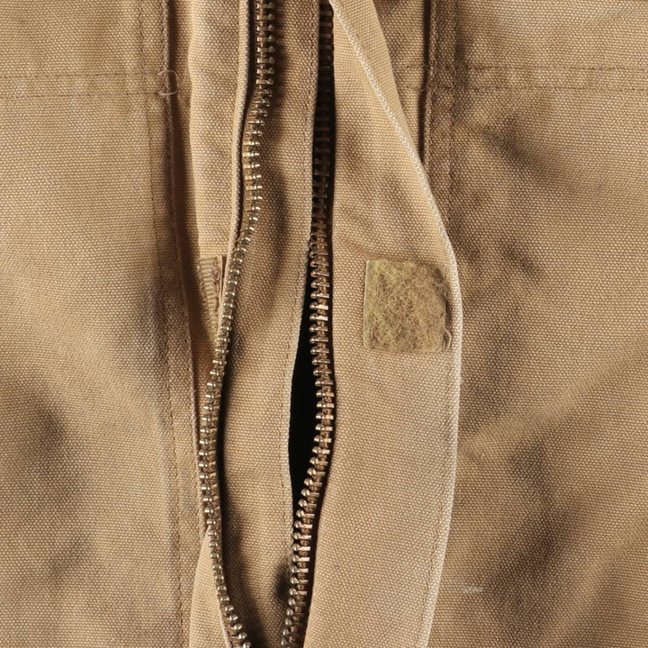 90'S Carhartt Traditional Padded Duck Work Jacket, Made in USA, Men's XL, Vintage cotton brown type Vintage Second Hand