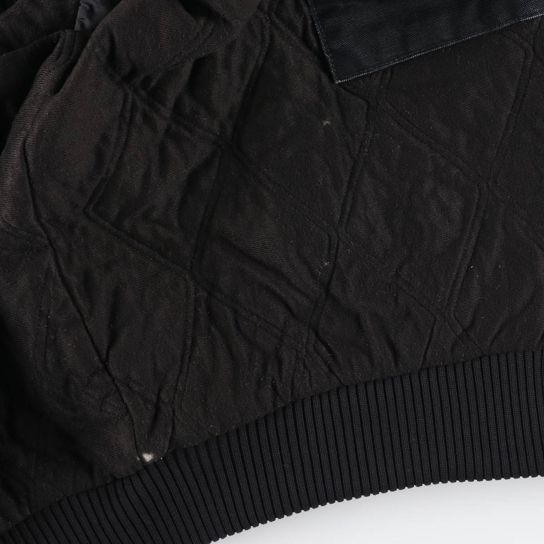00'S Carhartt Active Jacket, Padded Duck Full Zip Hoodie, Men's XXL cotton black type Vintage Second Hand
