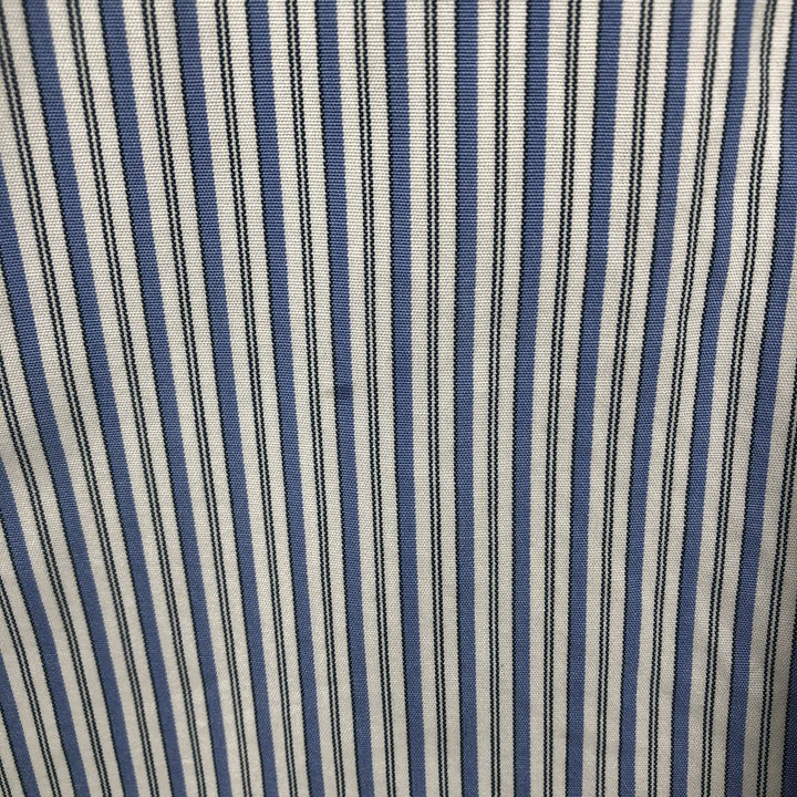 Ralph Lauren Classic Fit Multi-Stripe Long Sleeve Button-Down Striped Shirt, Men's Size L cotton white type Vintage Second Hand