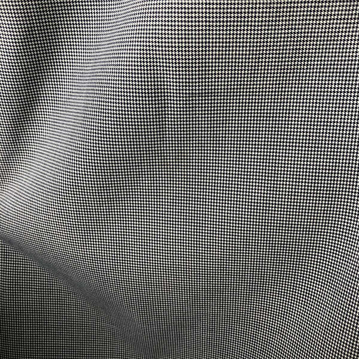 Ralph Lauren ELLINGTON Houndstooth Pattern Long-Sleeve Button-Down Shirt, Men's Size L (approx.) cotton gray type Vintage Second Hand