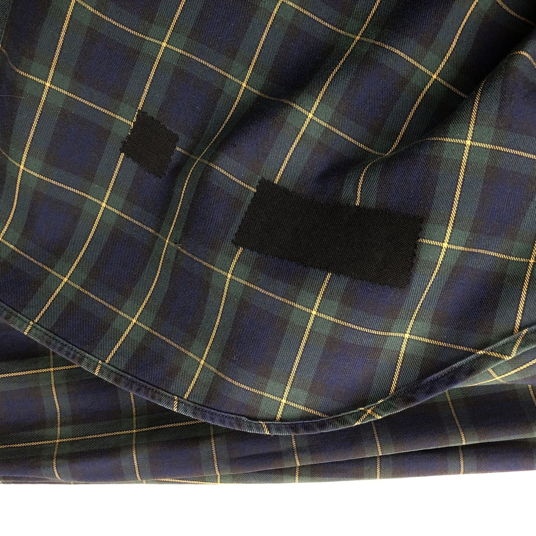 Ralph Lauren POLO by Ralph Lauren long sleeve cotton check shirt, men's XL size cotton navy blue type Vintage Second Hand