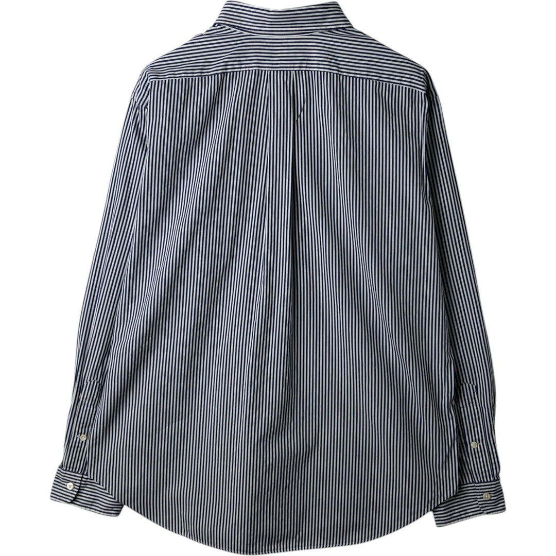 Ralph Lauren Classic Fit Long Sleeve Button Down Striped Shirt Men's XL cotton white type Vintage Second Hand