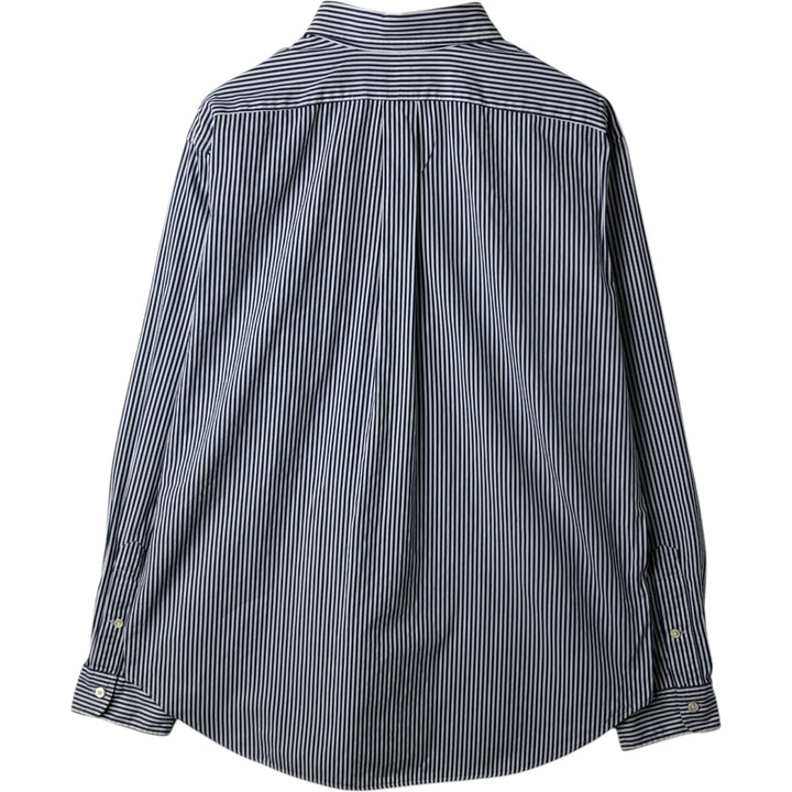 Ralph Lauren Classic Fit Long Sleeve Button Down Striped Shirt Men's XL cotton white type Vintage Second Hand