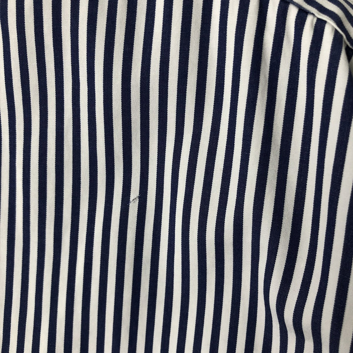 Ralph Lauren Classic Fit Long Sleeve Button Down Striped Shirt Men's XL cotton white type Vintage Second Hand