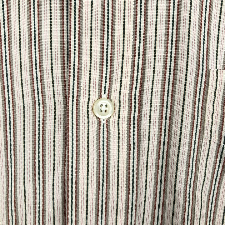 Ralph Lauren EVERETT Multi-stripe Long-Sleeve Button-Down Striped Shirt, Men's Size S (approx.) cotton Beige type Vintage Second Hand