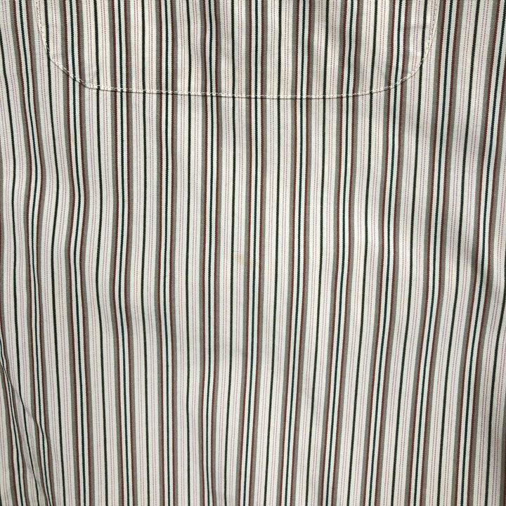 Ralph Lauren EVERETT Multi-stripe Long-Sleeve Button-Down Striped Shirt, Men's Size S (approx.) cotton Beige type Vintage Second Hand