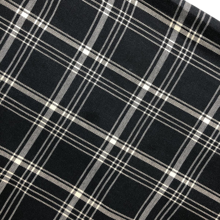 Ralph Lauren MCMEEL long-sleeved button-down check shirt, men's size XL cotton black type Vintage Second Hand