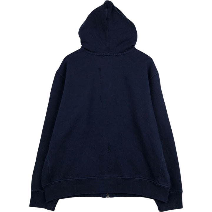 Ralph Lauren POLO RALPH LAUREN Sweat Full Zip Hoodie Men's XXL cotton navy blue type Vintage Second Hand
