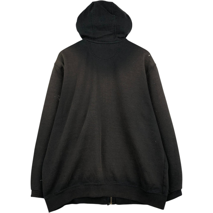 Carhartt Loose Fit Sweat Full Zip Hoodie, Men's L size cotton black type Vintage Second Hand