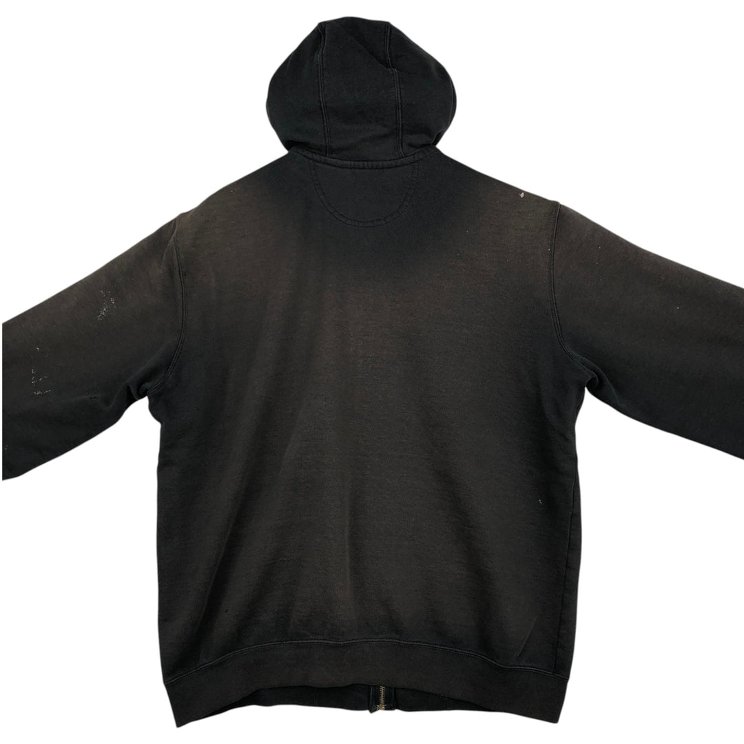 Carhartt Loose Fit Sweat Full Zip Hoodie, Men's L size cotton black type Vintage Second Hand