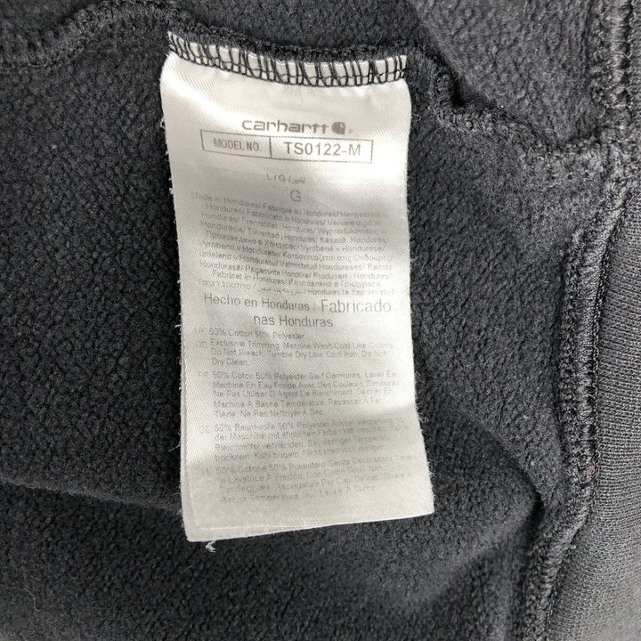 Carhartt Loose Fit Sweat Full Zip Hoodie, Men's L size cotton black type Vintage Second Hand