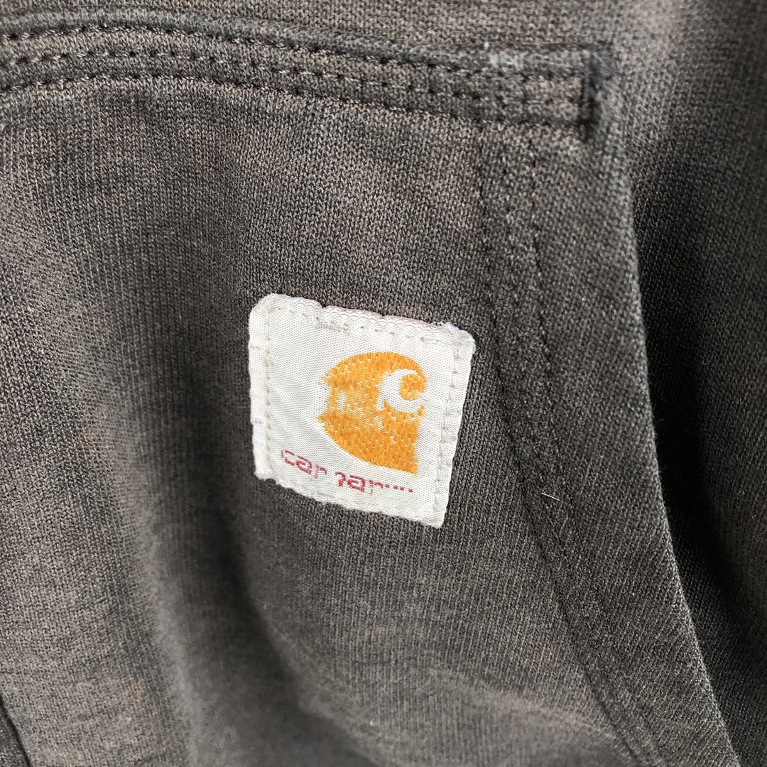 Carhartt Loose Fit Sweat Full Zip Hoodie, Men's L size cotton black type Vintage Second Hand