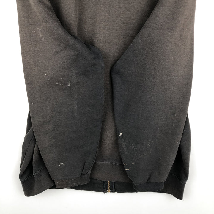 Carhartt Loose Fit Sweat Full Zip Hoodie, Men's L size cotton black type Vintage Second Hand