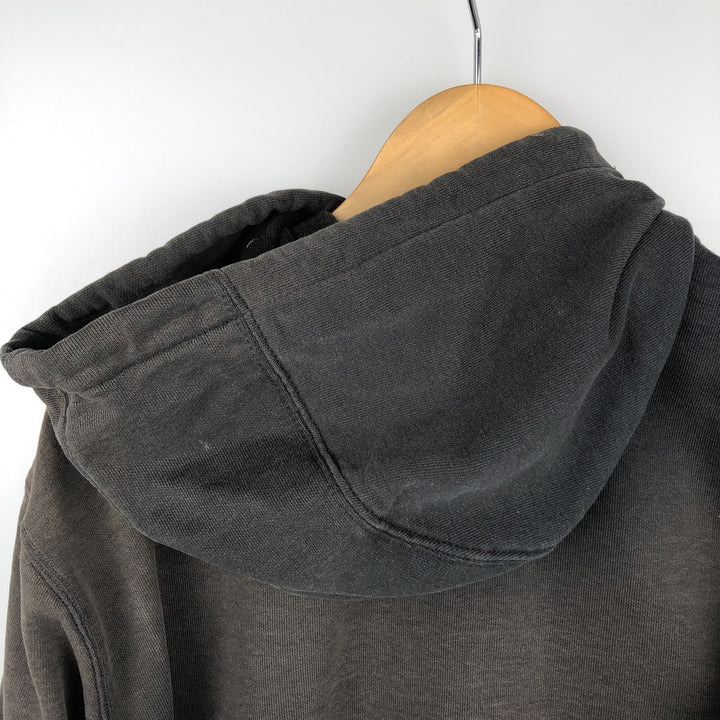 Carhartt Loose Fit Sweat Full Zip Hoodie, Men's L size cotton black type Vintage Second Hand