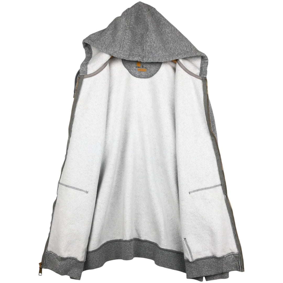 Carhartt Original Fit Full-Zip Sweatshirt, Men's XL cotton pale white type Vintage Second Hand