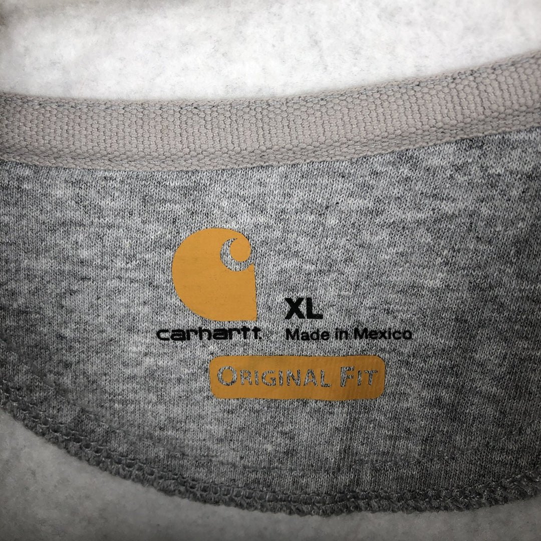 Carhartt Original Fit Full-Zip Sweatshirt, Men's XL cotton pale white type Vintage Second Hand