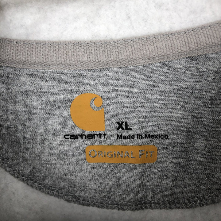 Carhartt Original Fit Full-Zip Sweatshirt, Men's XL cotton pale white type Vintage Second Hand
