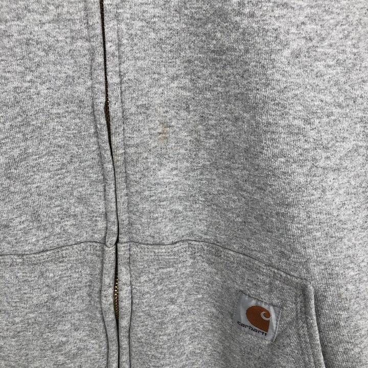 Carhartt Original Fit Full-Zip Sweatshirt, Men's XL cotton pale white type Vintage Second Hand