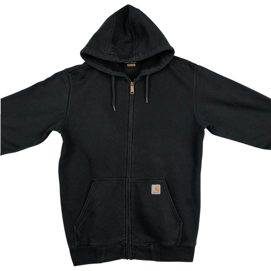 Carhartt Original Fit Full-Zip Sweatshirt, Men's Size Medium cotton black type Vintage Second Hand