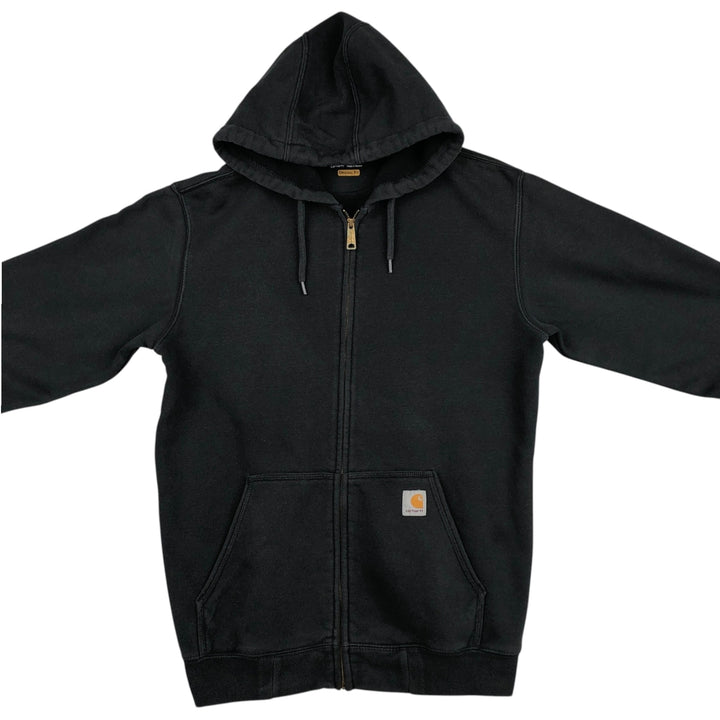 Carhartt Original Fit Full-Zip Sweatshirt, Men's Size Medium cotton black type Vintage Second Hand
