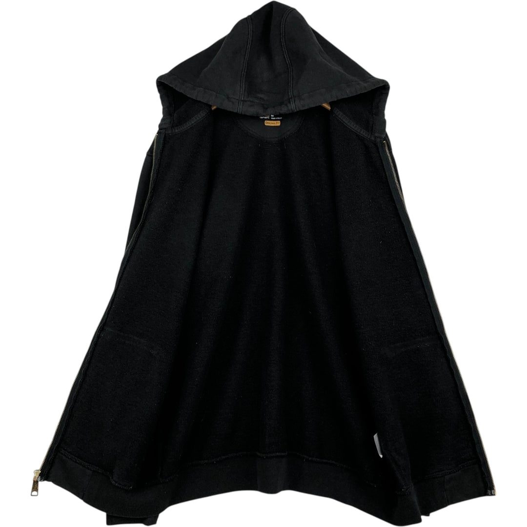 Carhartt Original Fit Full-Zip Sweatshirt, Men's Size Medium cotton black type Vintage Second Hand