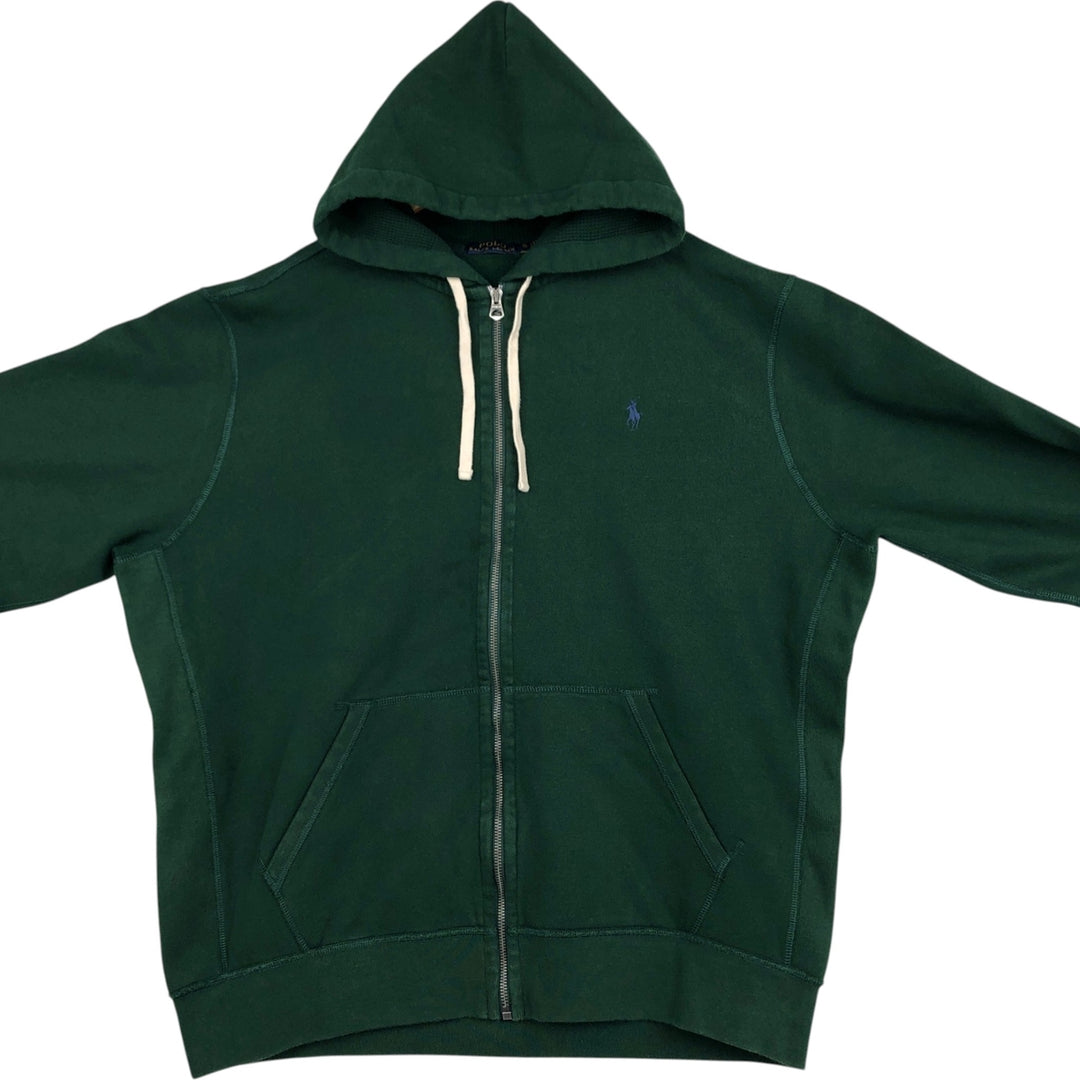 Ralph Lauren POLO RALPH LAUREN Sweat Full Zip Hoodie Men's XL cotton green type Vintage Second Hand