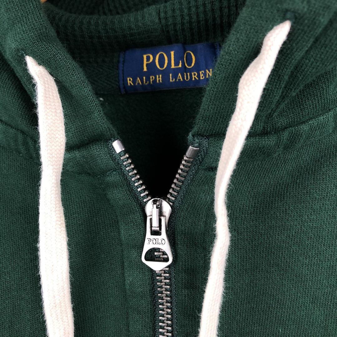 Ralph Lauren POLO RALPH LAUREN Sweat Full Zip Hoodie Men's XL cotton green type Vintage Second Hand