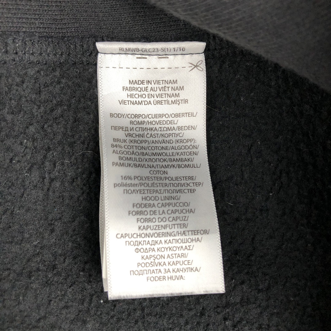 Ralph Lauren POLO RALPH LAUREN Sweat Full Zip Hoodie Men's XXL cotton black type Vintage Second Hand