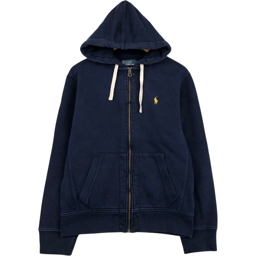 Ralph Lauren POLO by Ralph Lauren Sweat Full Zip Hoodie Men's M cotton navy blue type Vintage Second Hand