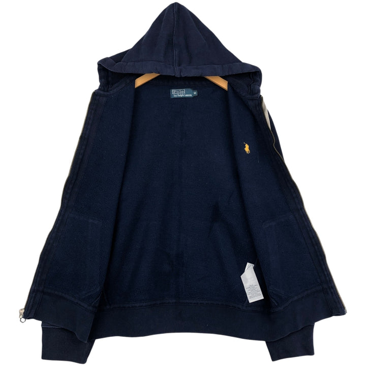 Ralph Lauren POLO by Ralph Lauren Sweat Full Zip Hoodie Men's M cotton navy blue type Vintage Second Hand