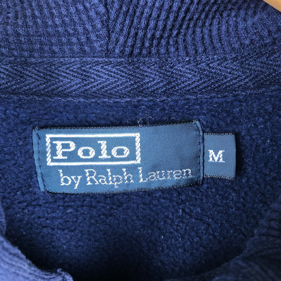 Ralph Lauren POLO by Ralph Lauren Sweat Full Zip Hoodie Men's M cotton navy blue type Vintage Second Hand