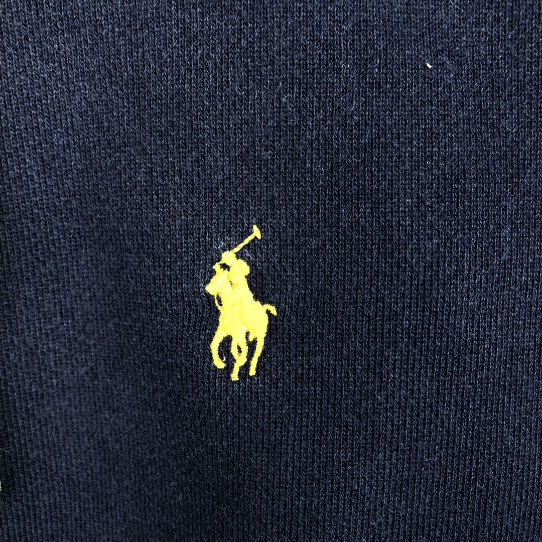 Ralph Lauren POLO by Ralph Lauren Sweat Full Zip Hoodie Men's M cotton navy blue type Vintage Second Hand