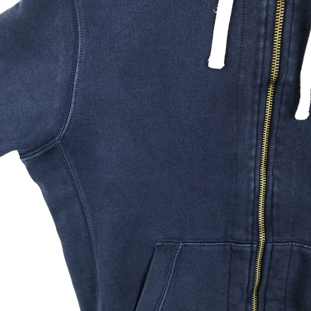 Ralph Lauren POLO by Ralph Lauren Sweat Full Zip Hoodie Men's M cotton navy blue type Vintage Second Hand