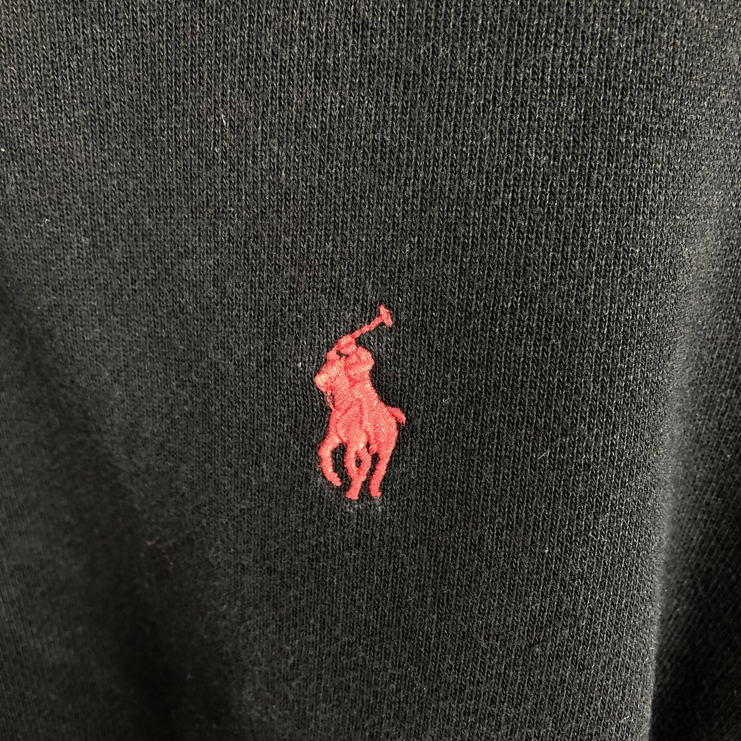 Ralph Lauren POLO RALPH LAUREN Sweat Full Zip Hoodie Men's XXL cotton black type Vintage Second Hand