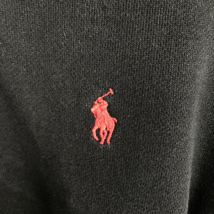 Ralph Lauren POLO RALPH LAUREN Sweat Full Zip Hoodie Men's XXL cotton black type Vintage Second Hand