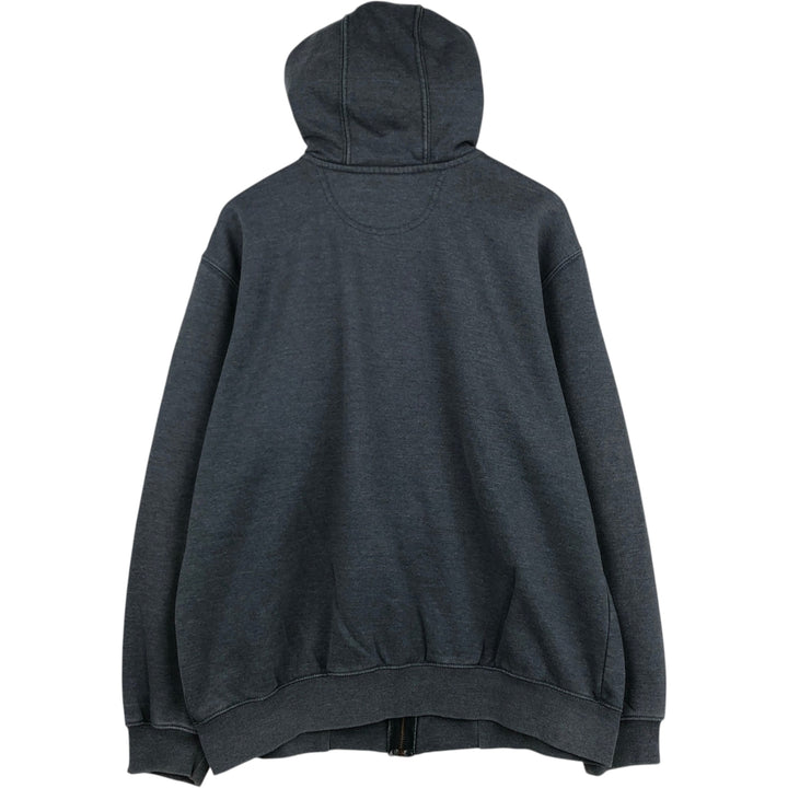 Carhartt ORIGINAL FIT Sweat Full Zip Hoodie, Men's L size cotton Charcoal Vintage Second Hand