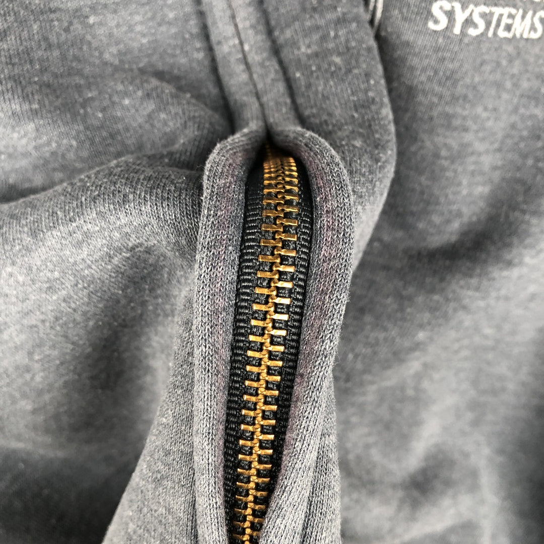 Carhartt ORIGINAL FIT Sweat Full Zip Hoodie, Men's L size cotton Charcoal Vintage Second Hand