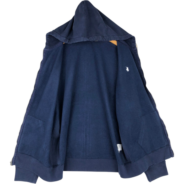 Ralph Lauren POLO RALPH LAUREN Sweat Full Zip Hoodie Men's XL cotton navy blue type Vintage Second Hand