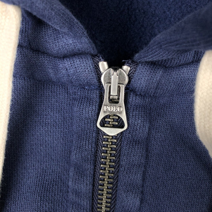 Ralph Lauren POLO RALPH LAUREN Sweat Full Zip Hoodie Men's XL cotton navy blue type Vintage Second Hand