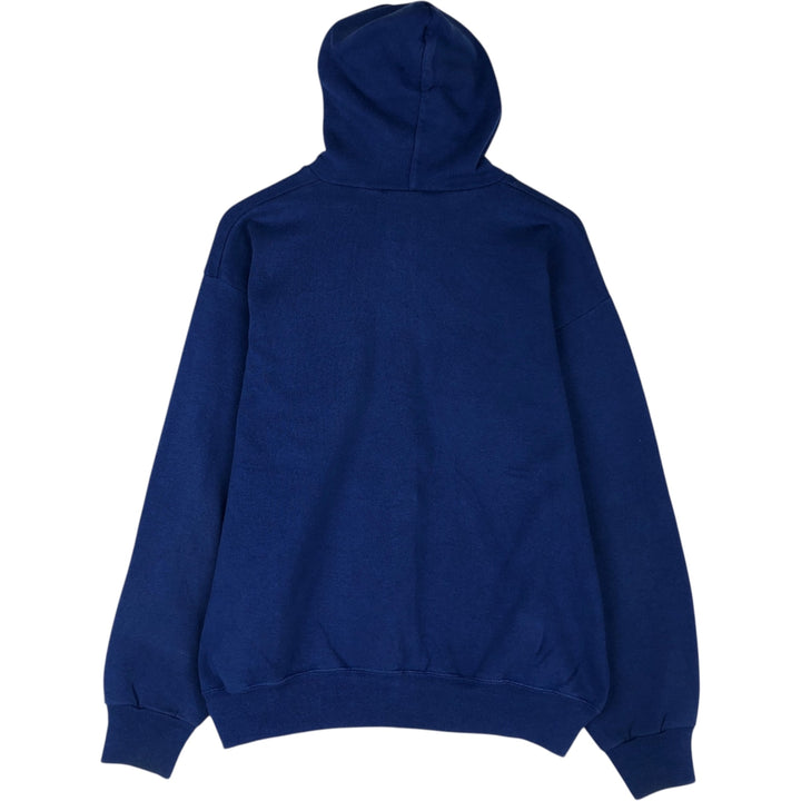 Vintage Lee full-zip sweatshirt from the 90'S to 00s, made in the USA, size L. cotton blue type Vintage Second Hand