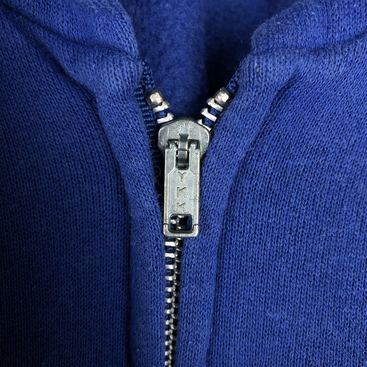 Vintage Lee full-zip sweatshirt from the 90'S to 00s, made in the USA, size L. cotton blue type Vintage Second Hand