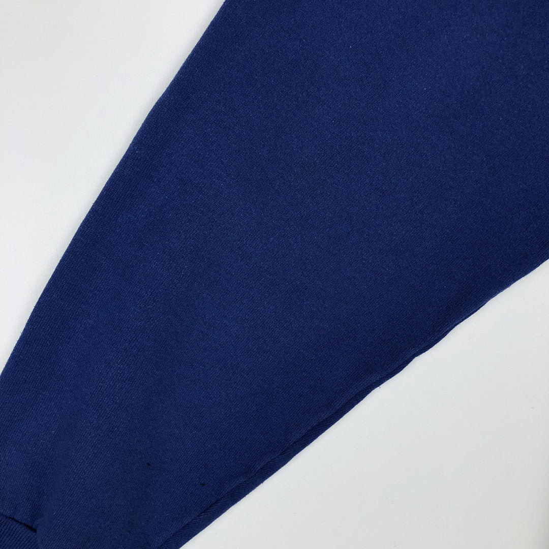 Vintage Lee full-zip sweatshirt from the 90'S to 00s, made in the USA, size L. cotton blue type Vintage Second Hand